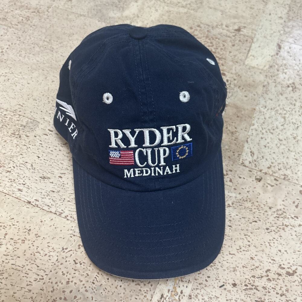 Medinah Country Club Ryder Cup 2012 Navy Golf Baseball Cap 100% Cotton - Picture 8 of 8